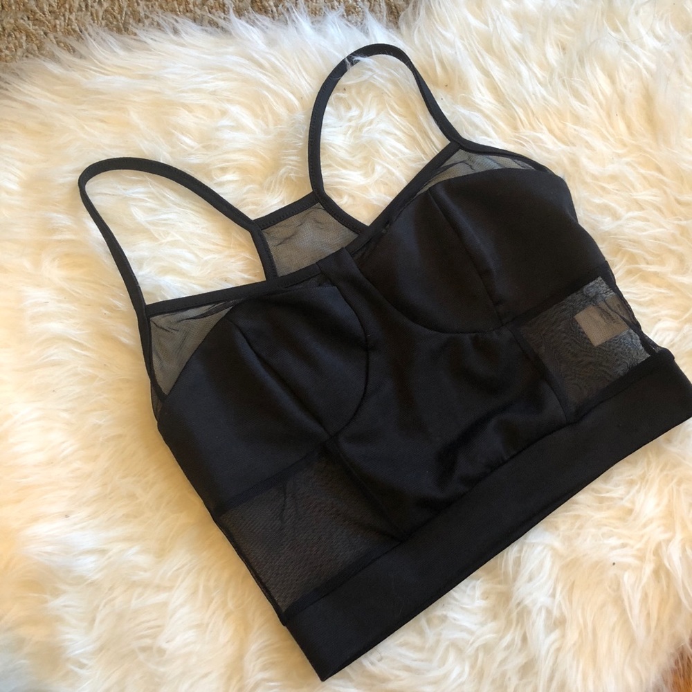 Mesh Crop Top